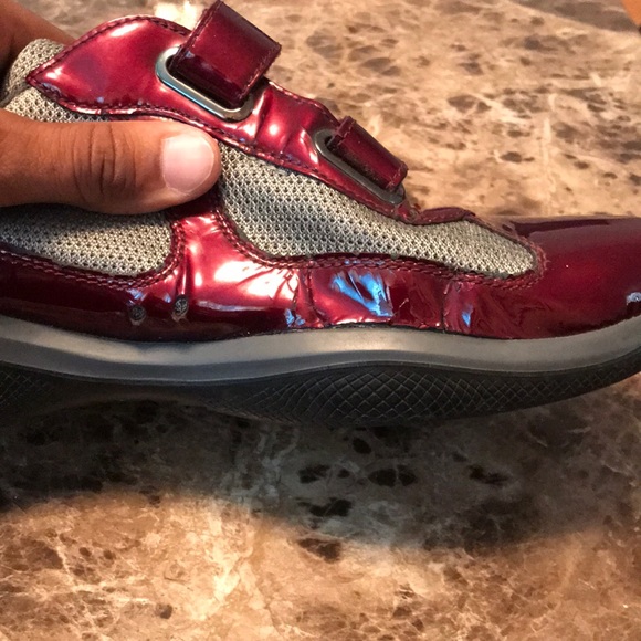 Burgundy Original Prada’s Size 8 - Picture 4 of 8